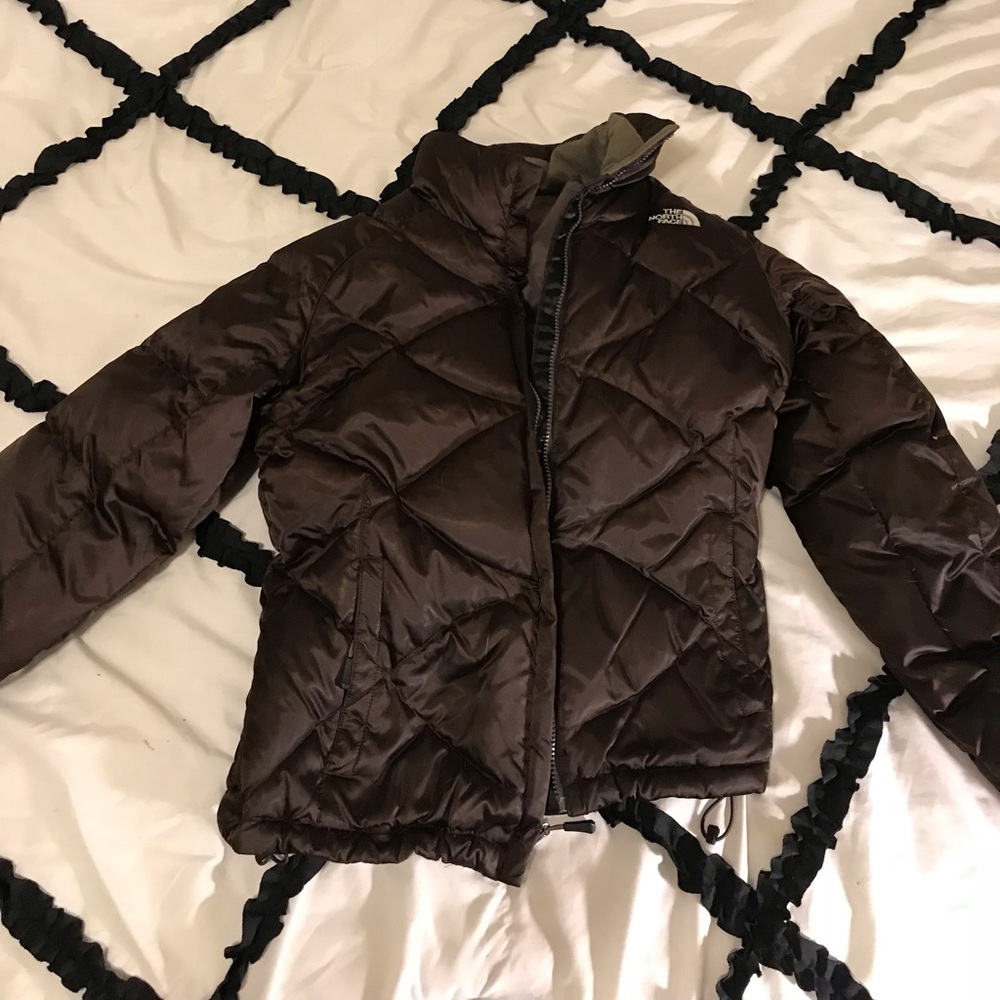 Brown North Face Winter Coat